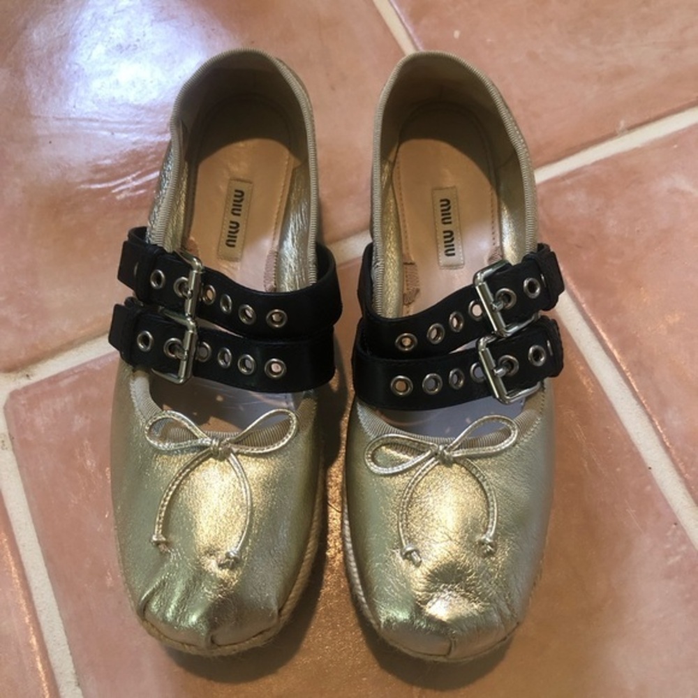 Miu Miu ballet flats 38.5